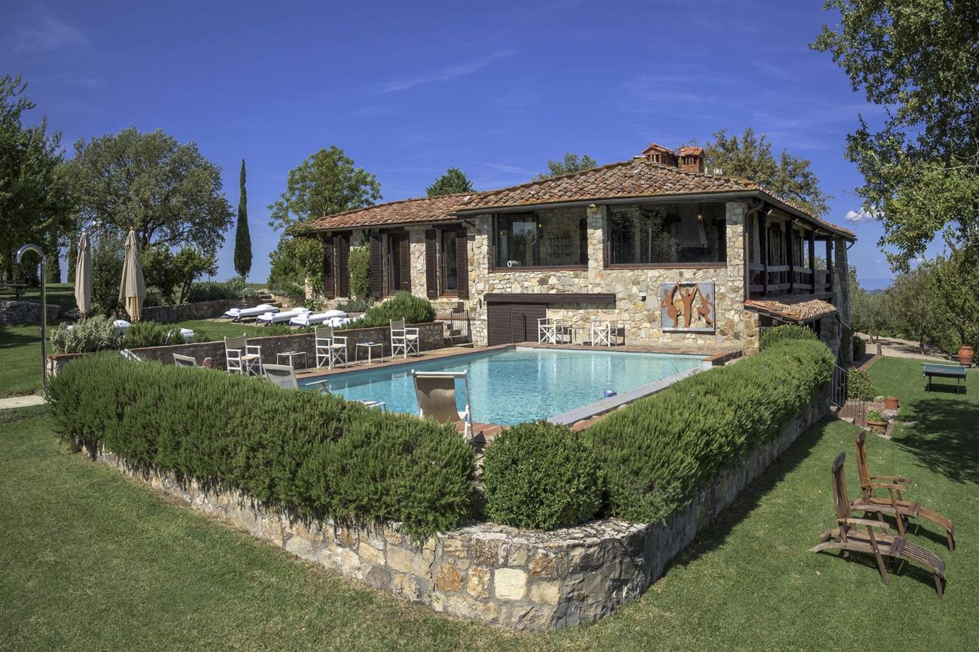 Villa Casale Cipressi Castellina in Chianti Exterior foto