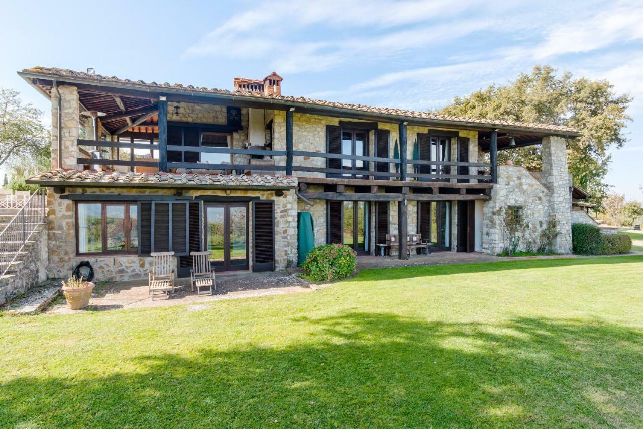 Villa Casale Cipressi Castellina in Chianti Exterior foto